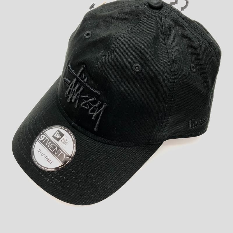 NEW ERA × stussy BASIC 9TWENTY CAP 黒 ニューエラ ステューシー キャップ 91