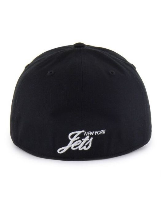 送料無料 47ブランド メンズ 帽子 アクセサリー Men s Black New York Jets Foundational Franchise Fitted Hat Black