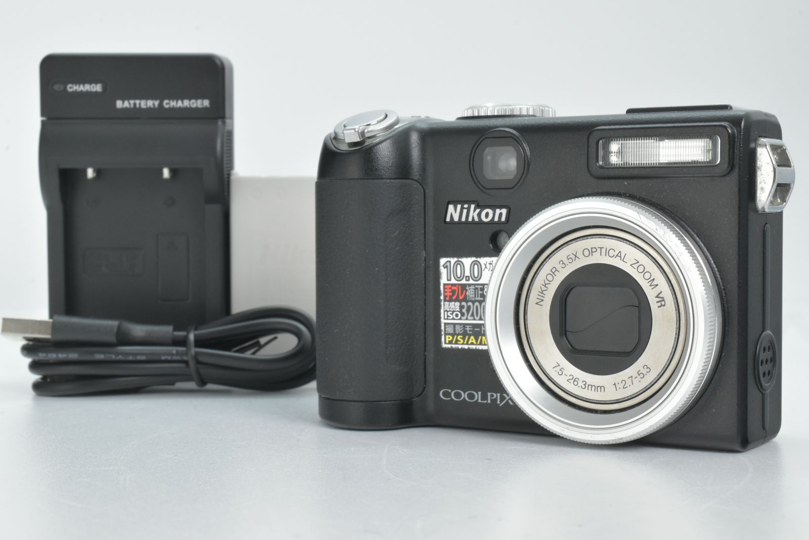 Nikon COOLPIX P5000 Compact Digital Camera ニコン コンパクトデジタルカメラ 黒 EF-TN-JP1480