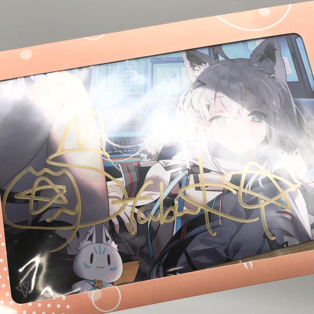 直筆ポストカード　白上フブキ　活動4周年記念 Amazon.co.jp: ホロライブ 白上フブキ 誕生日記念2022 活動4周年