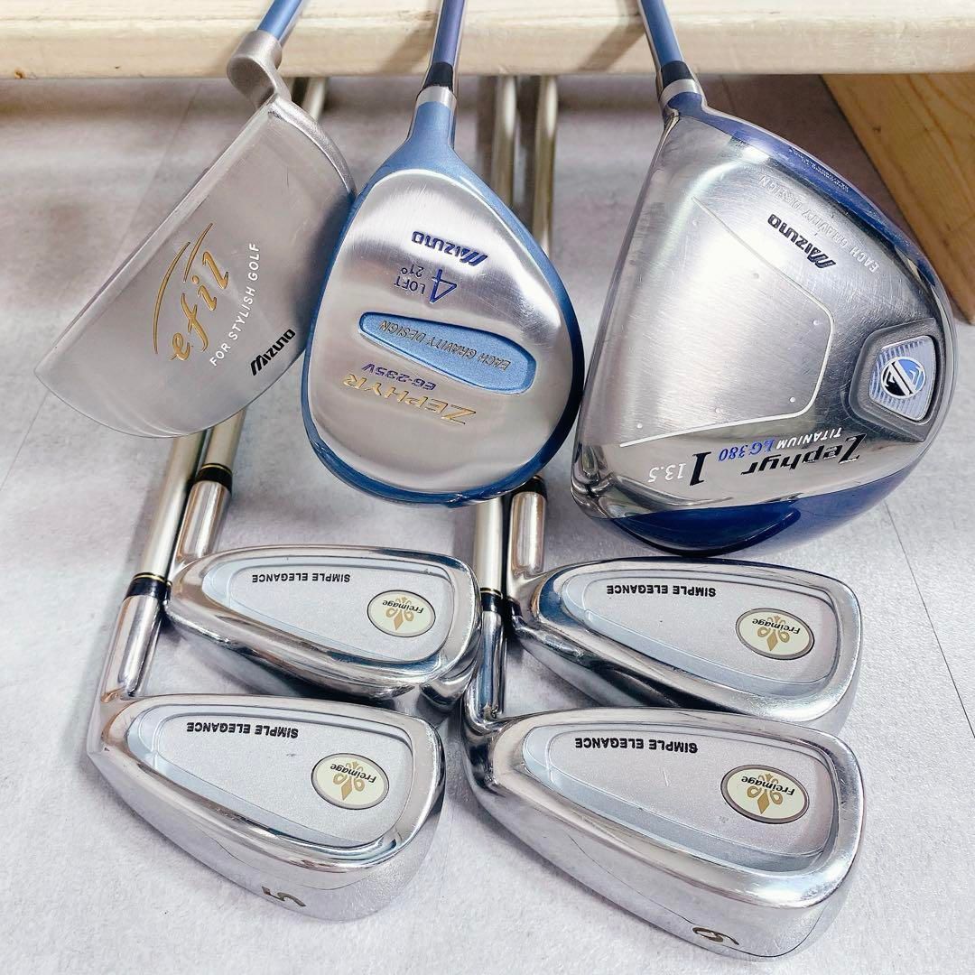 X714 ミズノ 他 レディース ゴルフ クラブ ハーフセット 8点 女性 X714 ミズノ 他 レディース ゴルフ クラブ ハーフセット 8点