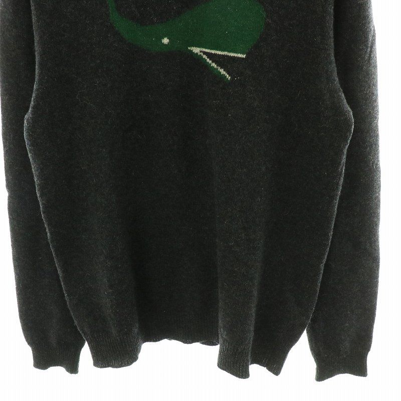 ジルサンダー JIL SANDER 12AW ニット セーター 長袖 クジラ キャメル  