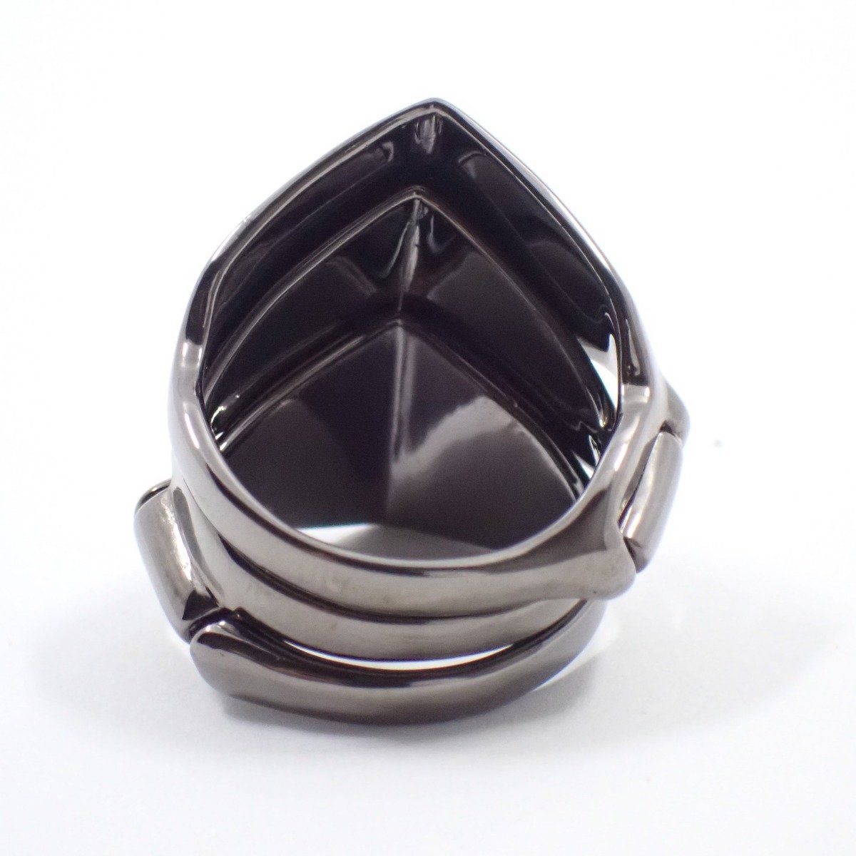 ヴィヴィアンウエストウッド　ナックル　ダスター　リング　925 ブラック　M 美品】Vivienne Westwood ヴィヴィアンウエストウッド ナックル