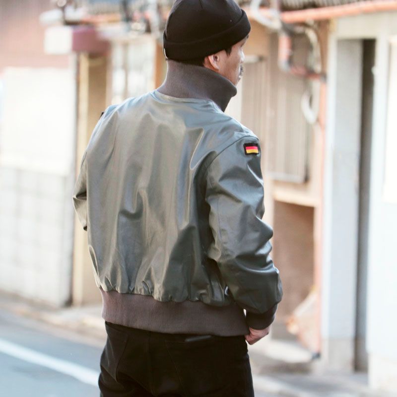 ドイツ軍タイプ パイロットレザージャケット JJ383YN レザーフライト