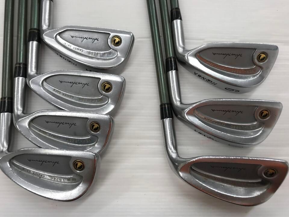 本間 CAVITY BACK NEW-LB280 金メッキ 金ライン アイアン 本間 CAVITY