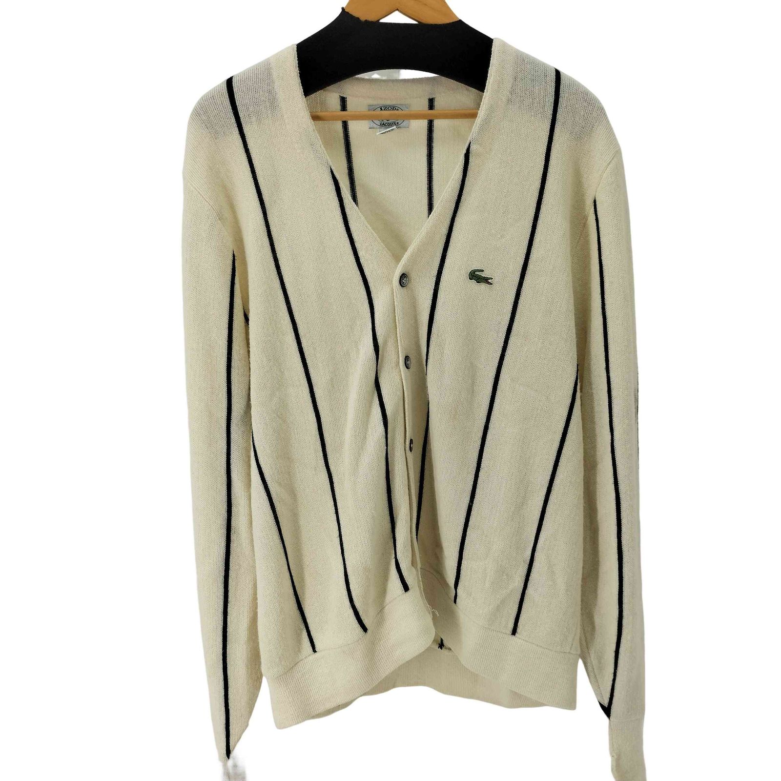 アイゾッドラコステ IZOD LACOSTE ストライプボーダーアクリル