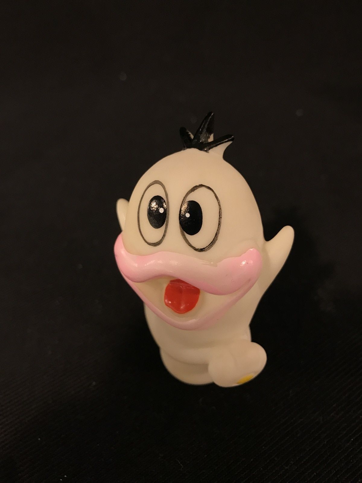 希少 サクラカラー オバケのQ太郎 ソフビ 指人形 藤子不二雄 中嶋