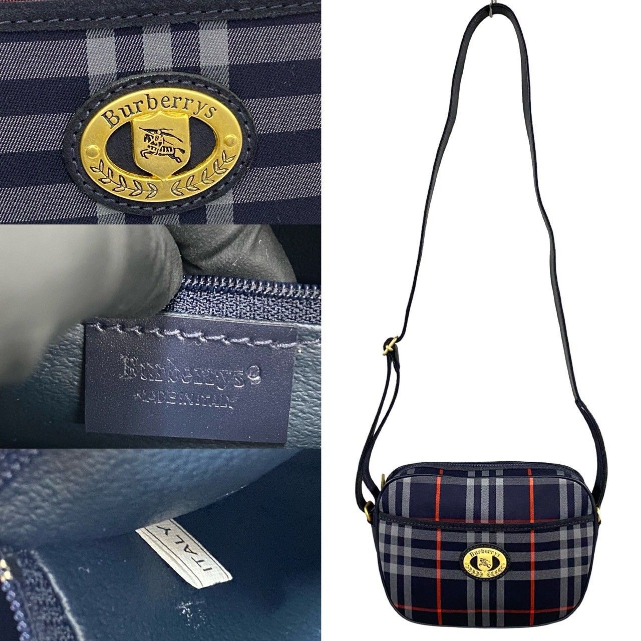 極美品【Burberrys】バーバリー ヴィンテージ タイバー ノバチェック✨ □ 極 美品 保存袋付き □BURBERRYS バーバリーズ BURBERRY