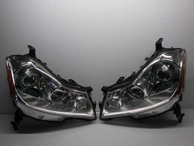 フーガ GT 前期 ヘッドライト左右 HID Y50 PNY50 P4770 B コーティング 比較的 250927213