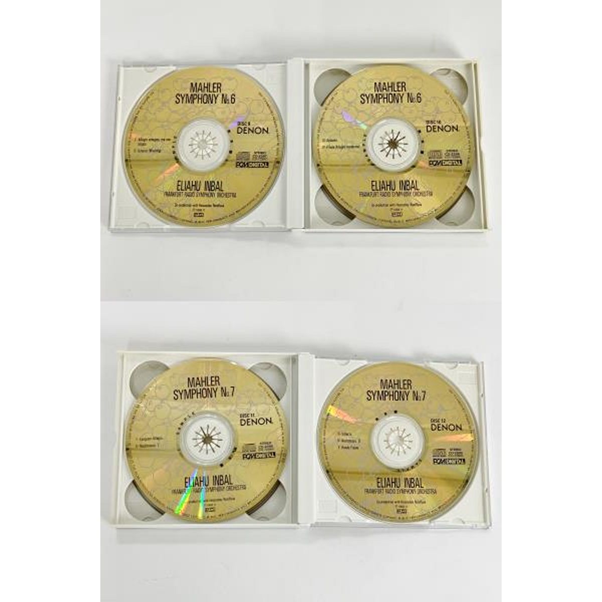 DENON 00CO-2589-604 インバル マーラー 交響曲全集 CD 16枚組 中古 美
