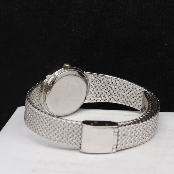 稼働 良品 ロラックス QZ マスタータイムピース 石付 ラウンド