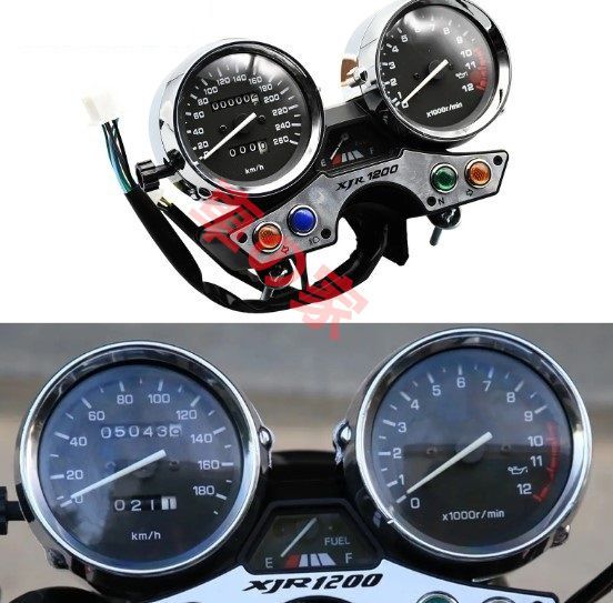 ヤマハXJR1200 Xjr 260 1200 1994用のオートバイスピードメーター タコメーター 1995-1996-1997 汎用 社外品