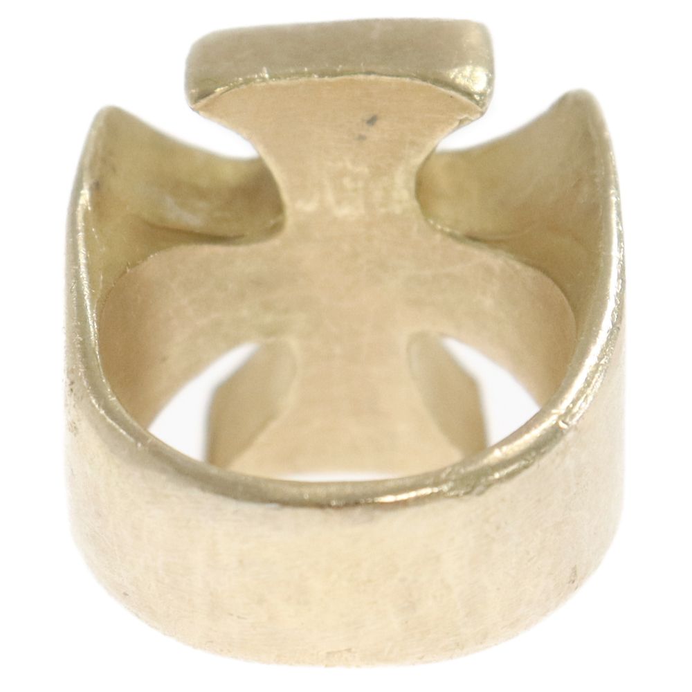 STOP LIGHT (ストップライト) K18 Iron Cross Ring 全金アイアンクロス