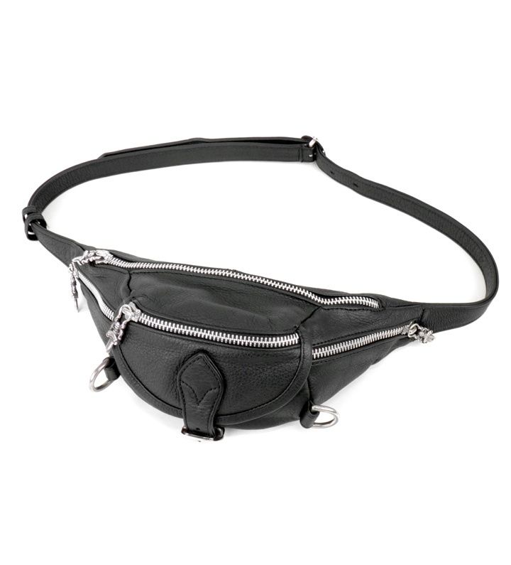 クロムハーツ CHROME HEARTS SNAT PACK MINI スナットパック ミニ ダガー ジップ ガンスリンガー ボディ バッグ n8525
