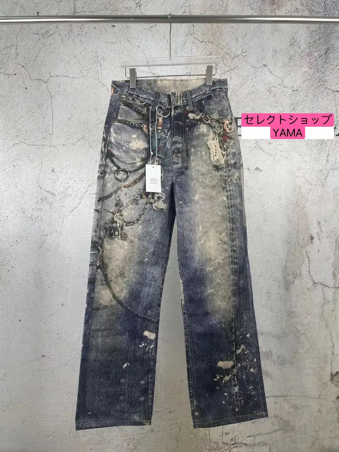 Acne Studios デニムパンツ ワイド　1981　アクネ　チェーン Acne Studios デニムパンツ ワイド1981アクネチェーン