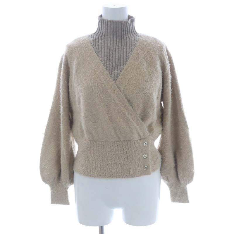 即納】 RIU Docking cardigan ブラウン knit ニット/セーター - www ...