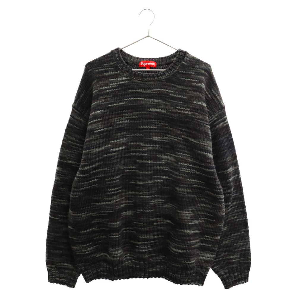 SUPREME (シュプリーム) 20AW Static Sweater スタティック長袖セーター ニット ブラウン/ブラック