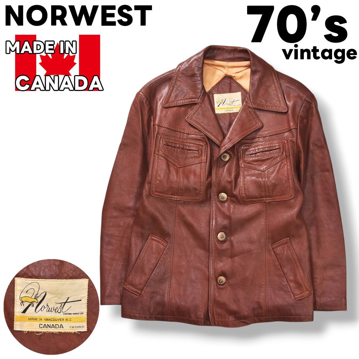 ジャケット・アウター 90's LAMB LEATHER JACKET Egypt brown 48 ZJazz Lamb Leather Jacket In Brown XL | eBay