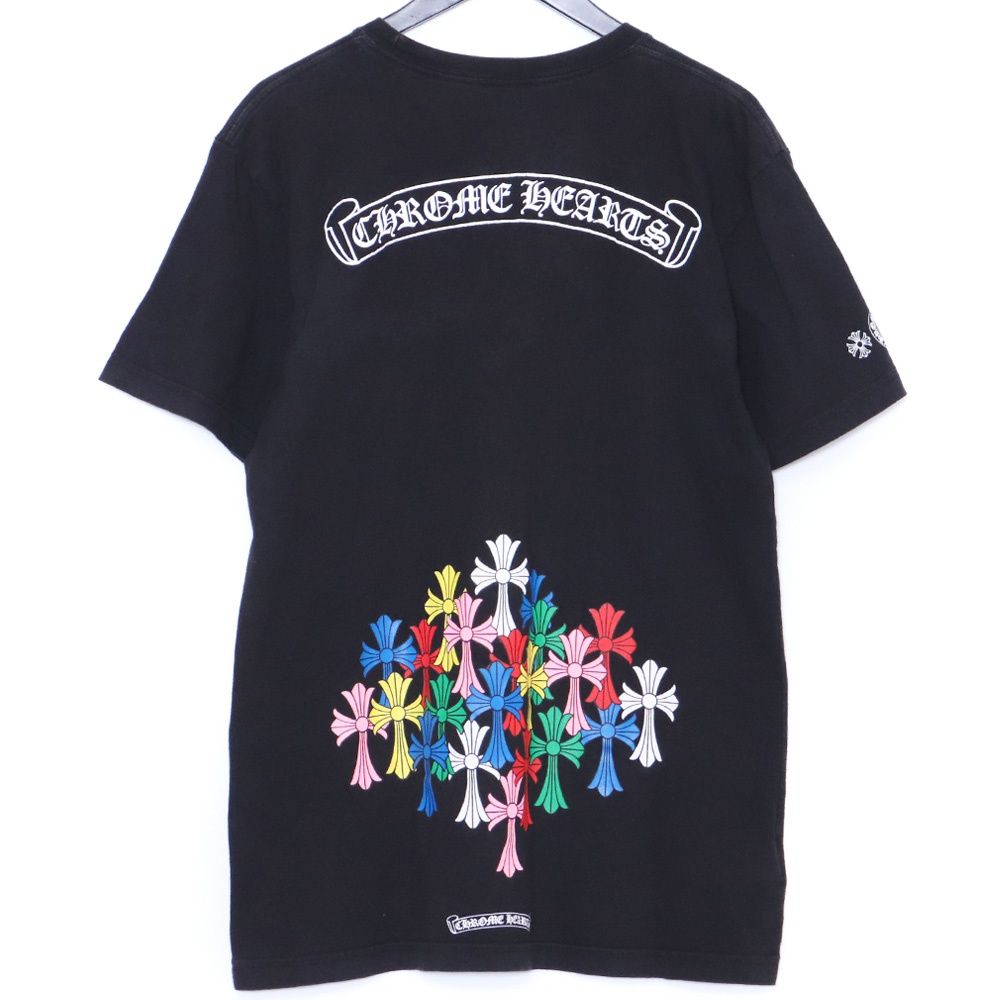 CHROME HEARTS マルチカラーセメタリークロスTシャツ Lサイズ