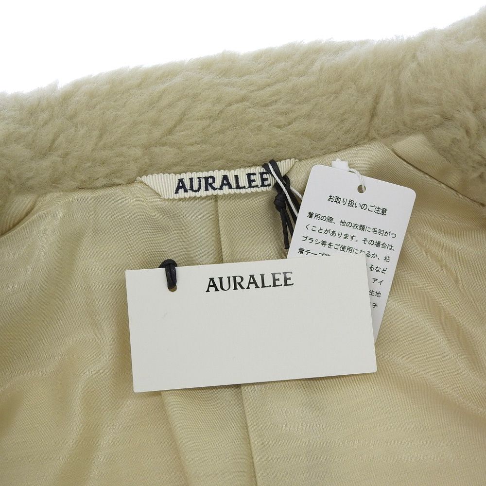 AURALEE オーラリー 【新品同様】A21AB01WB Shetland Wool Boa Big Blouson シェットランドウール ボア  ビッグ ブルゾン - メルカリ