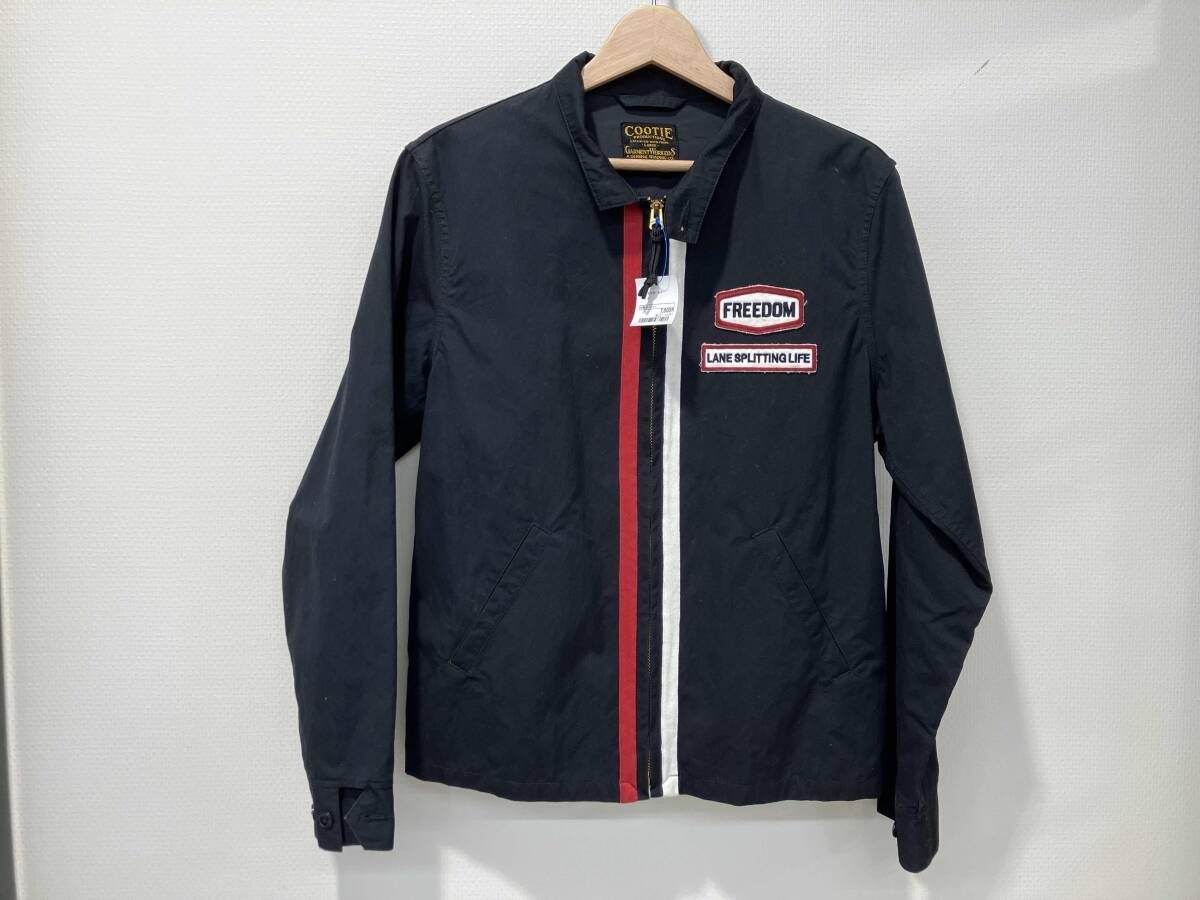 COOTIE◆スウィングトップ/ブルゾン/L/ポリエステル/BLK スイングトップ クーティーの通販