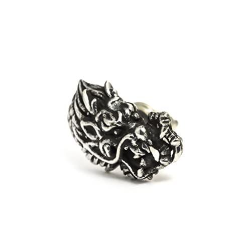 龍 ドラゴン ピアス レディース メンズ シルバー925 good