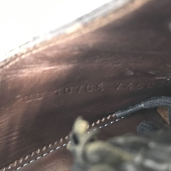 van Bommel ヴァンボメル ウイングチップ レザーシューズ 革靴 8.5 PARASHOE 本革底 コンビ ウィングチップ ビジネスシューズ