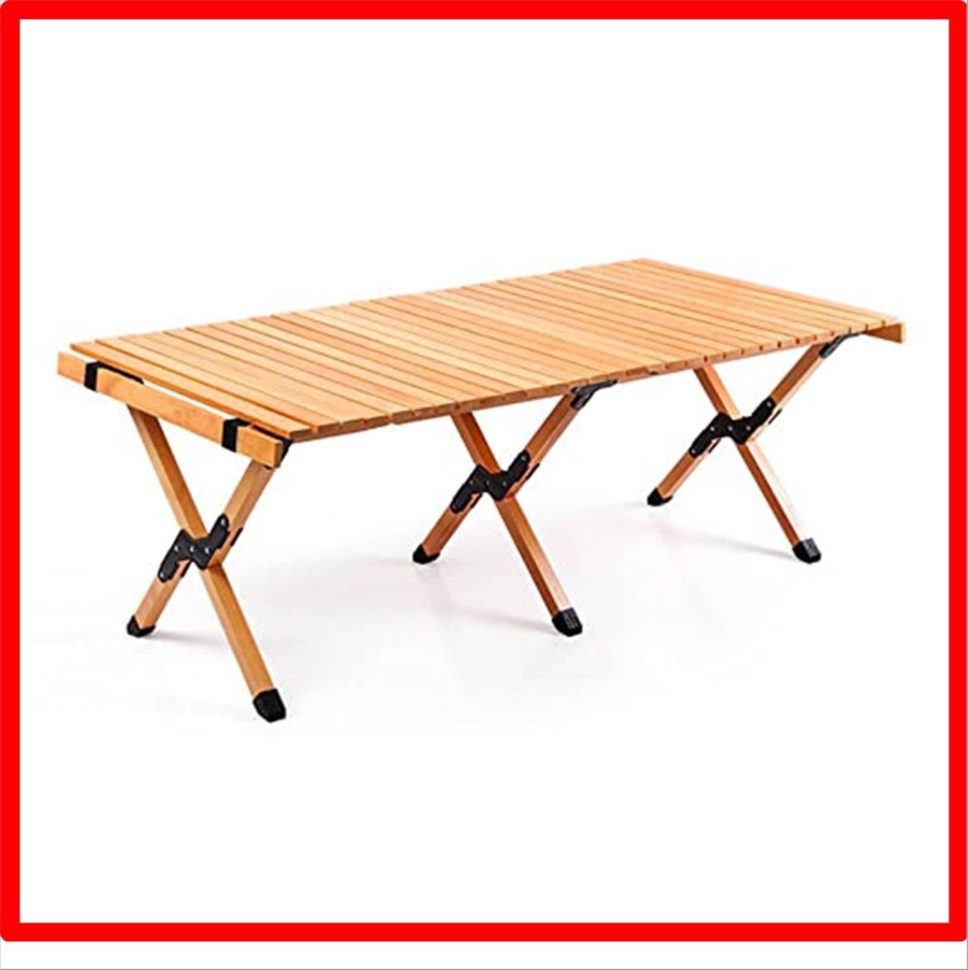 おすすめ】原木色 Style: 120×60×43cm DesertFox アウトド テーブル ウッドロールトップテーブル 天然木 折畳み コンパクト  収納 インテリアショップはるきち メルカリ