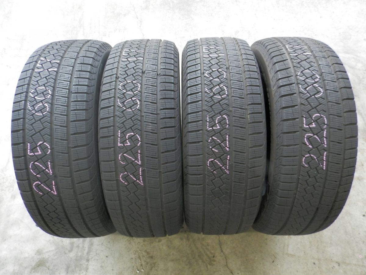 225|60R17 ピレリ ICE ZERO ASIMMETRICO スタッドレスタイヤ 4本SET 2025年製 冬タイヤ