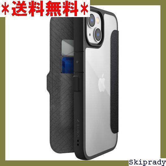 【期間限定価格】 RAPTIC iPhone15 対応 ケース 手帳型/ ne 携帯ケース Urban Folio ブラック 34