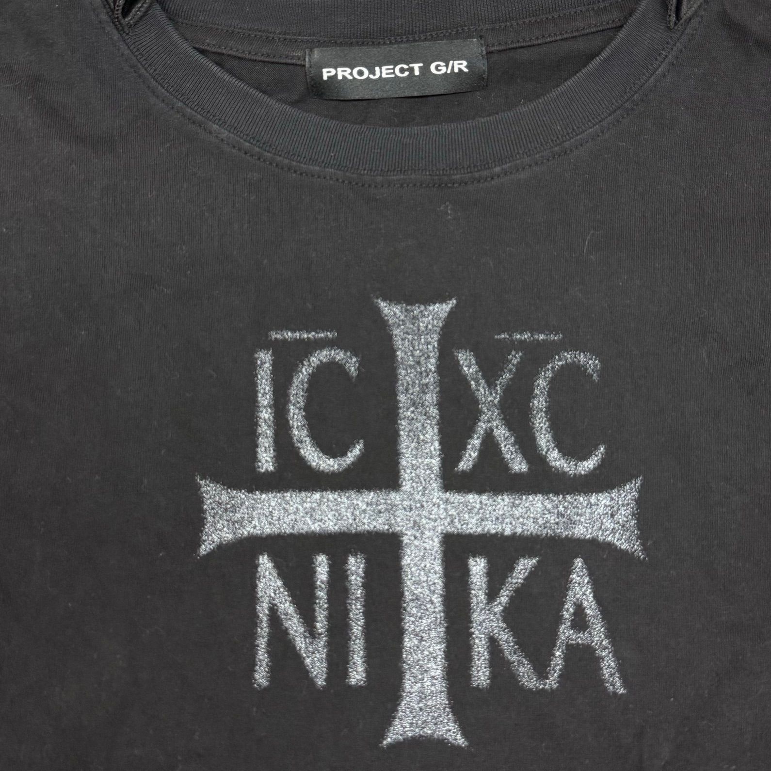 定価24200円 PROJECT G/R 24AW DURAG T-SHIRT プリント クルー