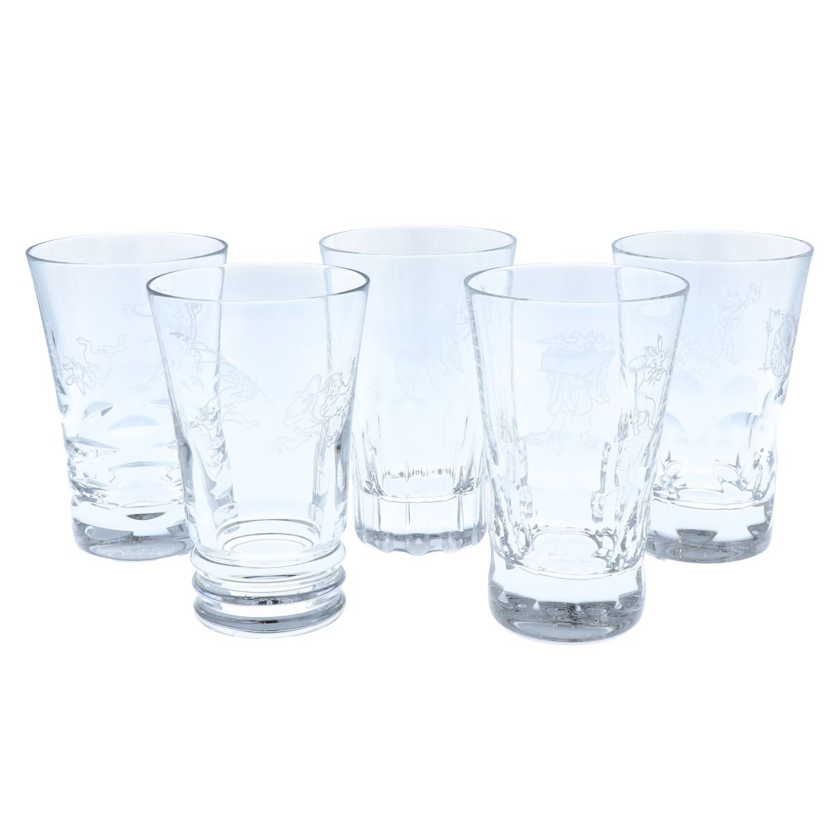 新品 バカラBaccarat グラス ジャパン 高山寺 鳥獣戯画 5客 セット