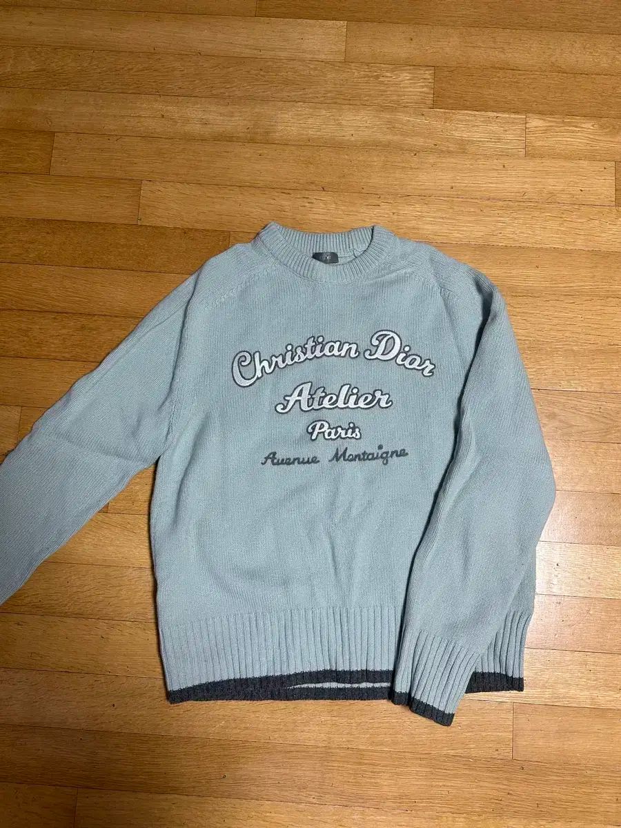 XL 1 決済 DIOR ディオール アトリエ ロゴ ニット セーター セーター