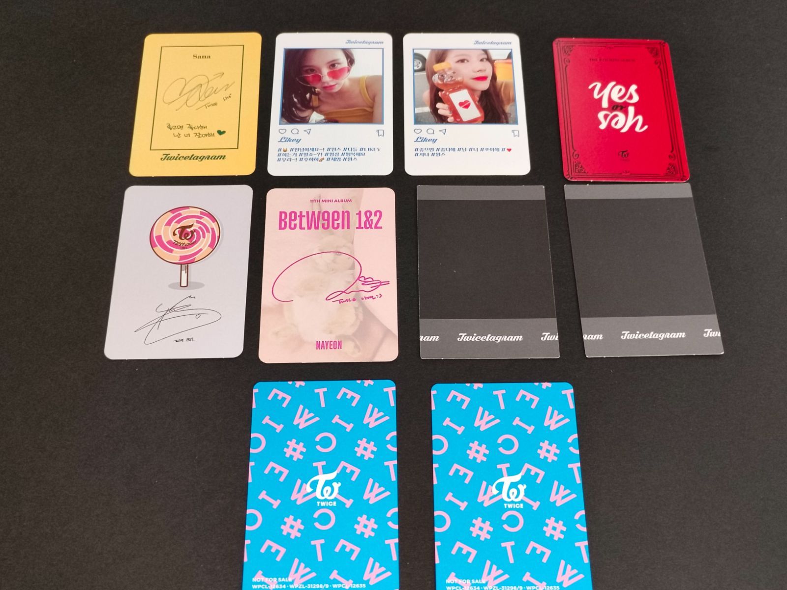 aca341 twice アルバム 封入 トレカ モモ twicetagram Yes or Yes