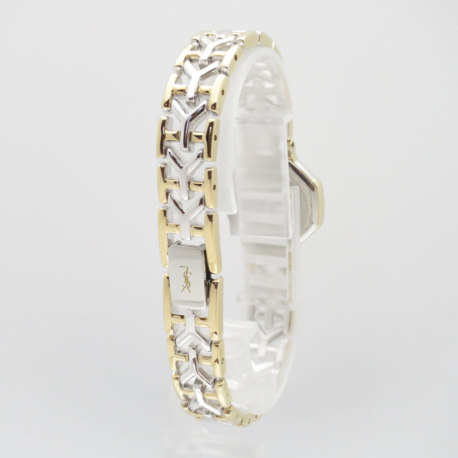 新品電池】イヴサンローラン YSL レディース腕時計 オクタゴンケース