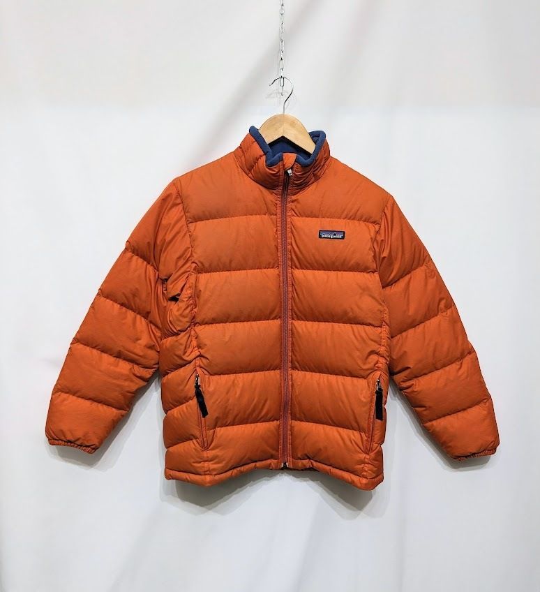 patagonia パタゴニア ダウンジャケット 68301F5 キッズ 12 L オレンジ ナイロン - メルカリ