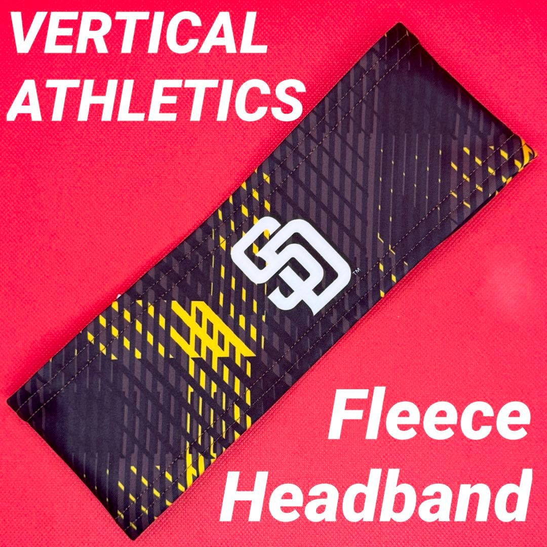 VERTICAL ATHLETICS パドレス 大人用フリーサイズ フリース ヘッドバンド