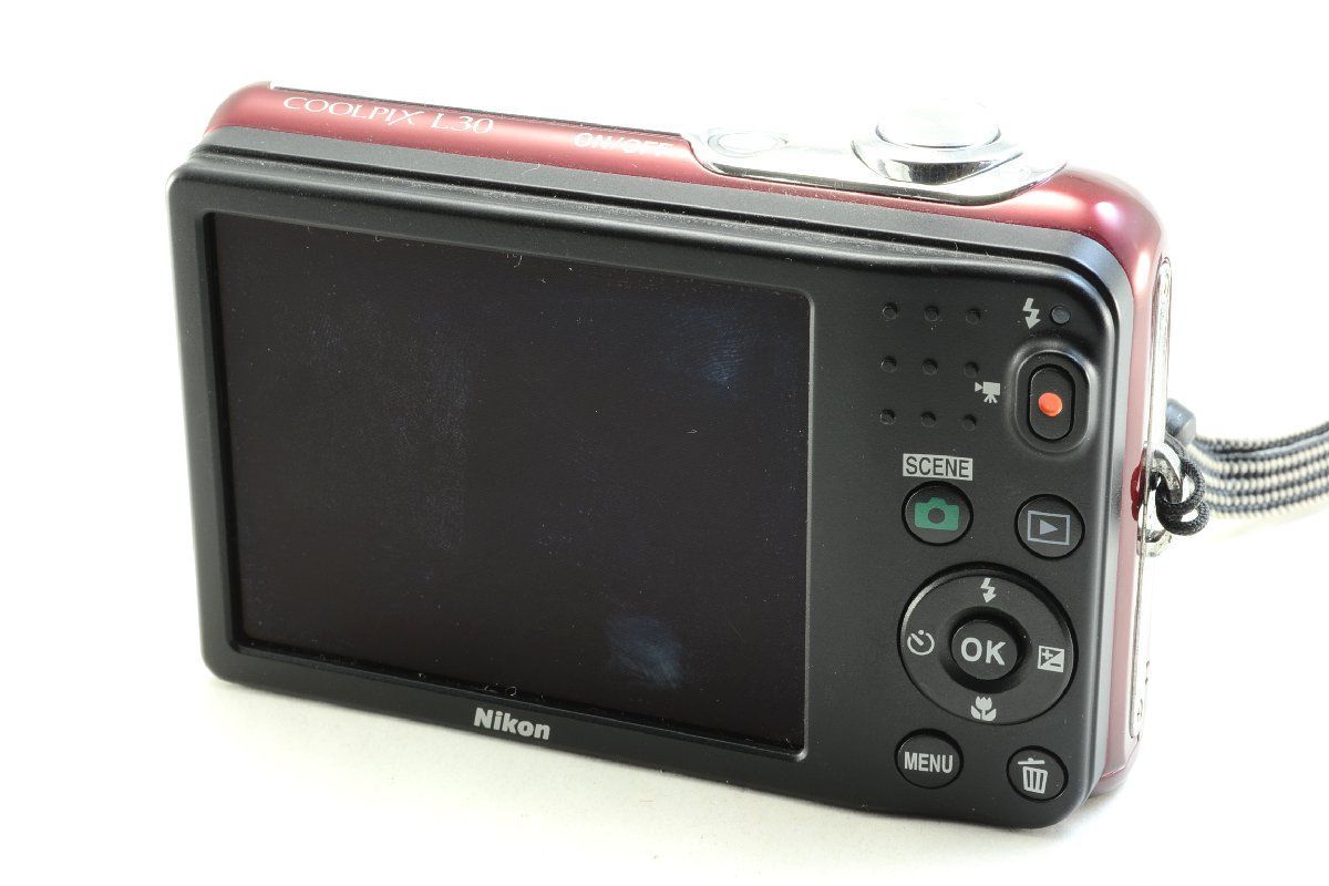 良品】Nikon COOLPIX L30 レッド - メルカリ