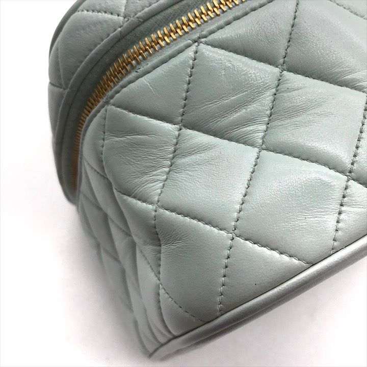 CHANEL シャネル ココマーク マトラッセ 良品 ラムスキン 1円 ミニ 中古良品 レザー - チェーン クラッチ プッシュロック ココ Rococo