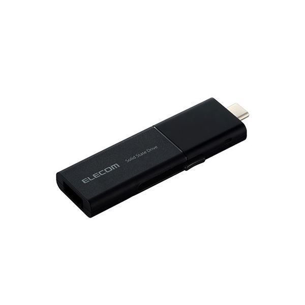 エレコム USB Type-C TM USB-Aコネクター対応外付けポータブルSSD ESD-EWB_Rシリーズ 512GB ブラック ESD-EWB0500GBKR