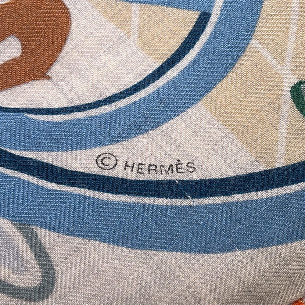 エルメス ストール カレ140 カレジェアン エルメス・ホースクラブ  