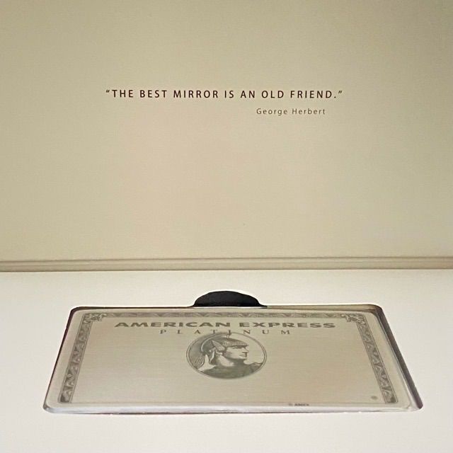 🔷AMEX Platinum Mirror アメックス アメリカンエキスプレス