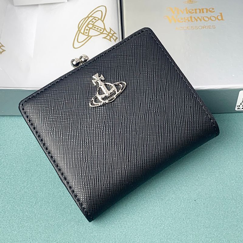 新品 ヴィヴィアンウエストウッド 二つ折り財布 三つ折り がま口