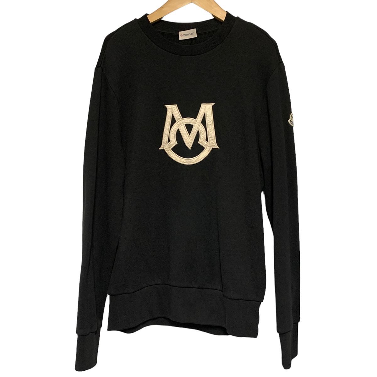 モンクレール 23/24秋冬 Mロゴ スウェット トレーナー size M モンクレール 23/24秋冬 Mロゴ スウェット トレーナー size M