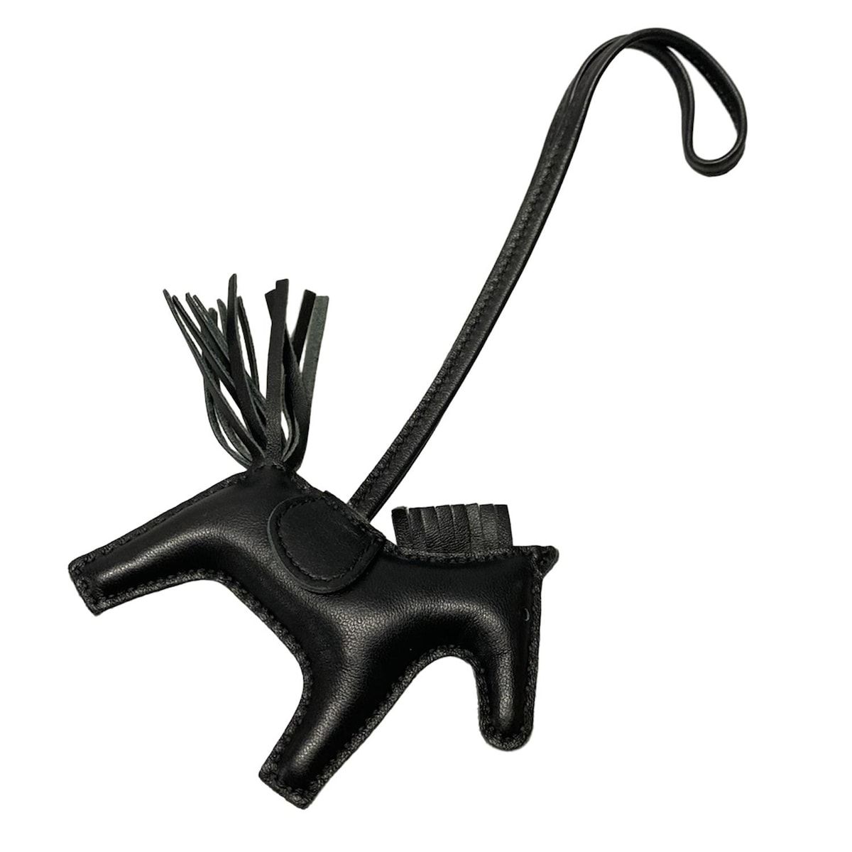 HERMES エルメス キーホルダー チャーム ロデオチャームPM ソーブラック