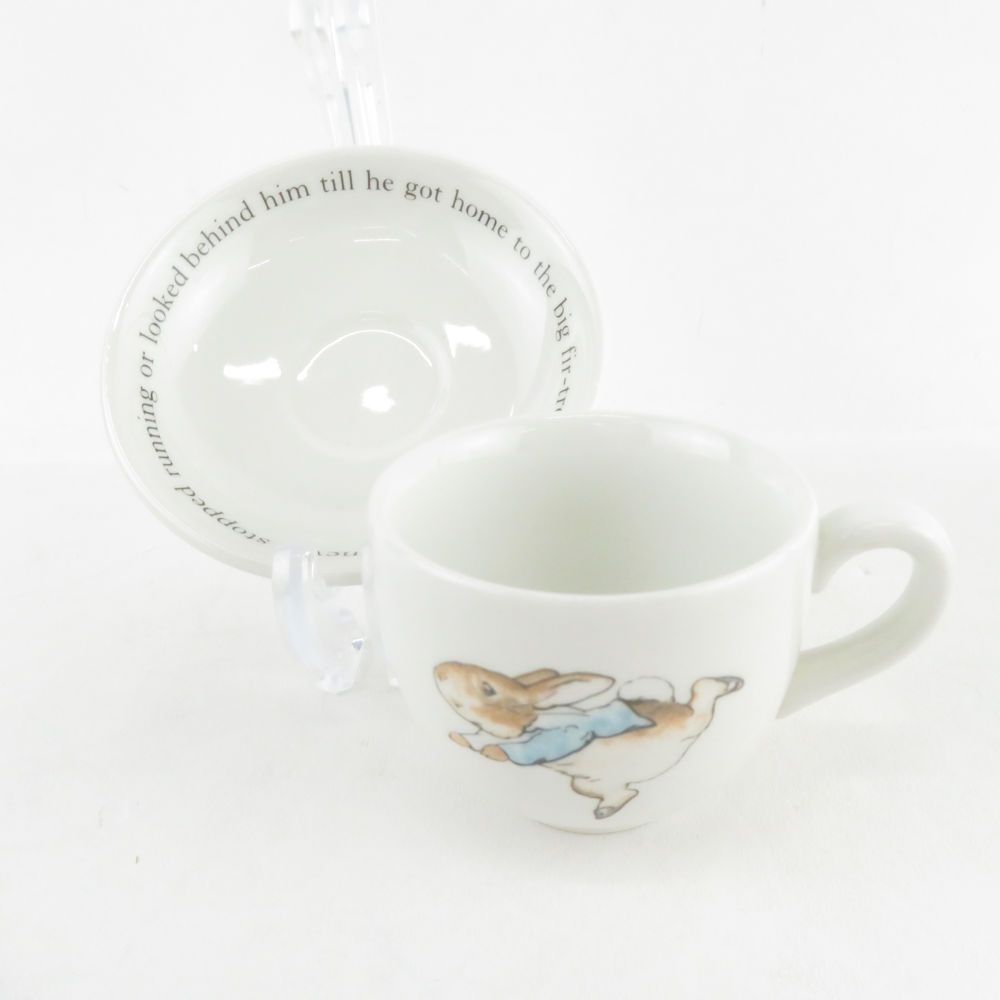 美品 WEDGWOOD ウェッジウッド ピーターラビット チルドレン セット 6点 セット 子供 ミニチュア SY9112J 