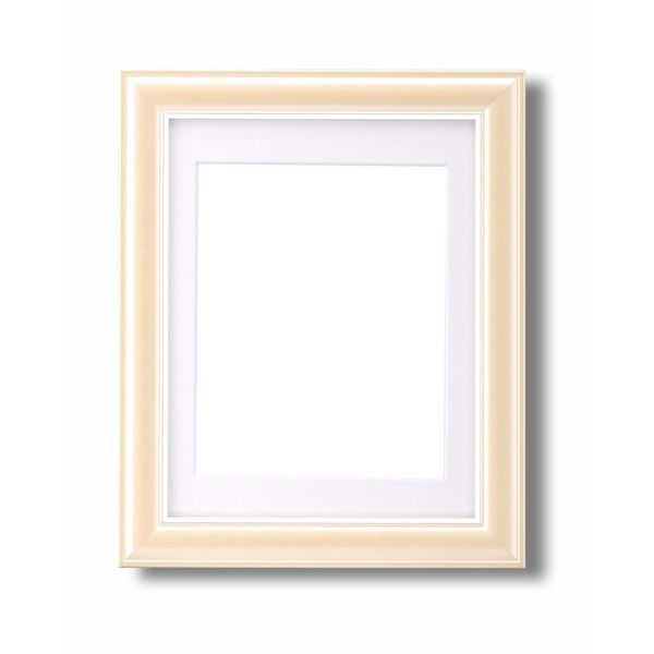 遺影額 太い枠 仏事用額 葬儀額 遺影額 クリーム