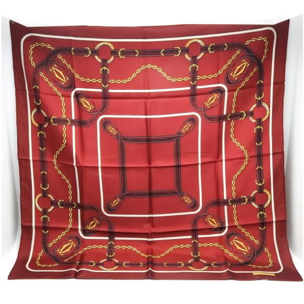 CARTIER カルティエ シルク スカーフ - メルカリ