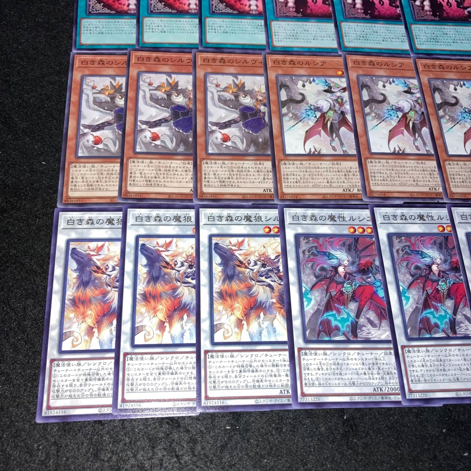 シルヴィ 遊戯王 白き森のルシア 白き森のシルヴィ Forest 白き森の 