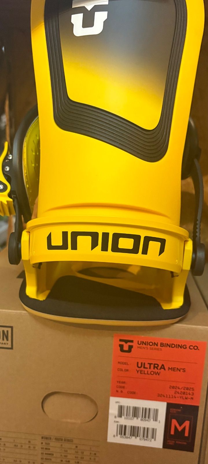 UNION】イエロー スノーボード ビンディング ユニオン UNION ULTRA MEN